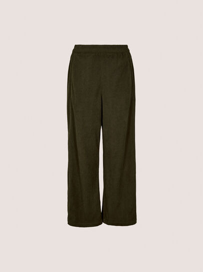 Cord Wide-Leg Trousers