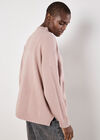 Rhinestone Embellished Fine Knit Jumper, Pink, large