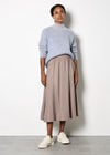 Mock Neck Soft Chunky Knit Jumper, Blue, large