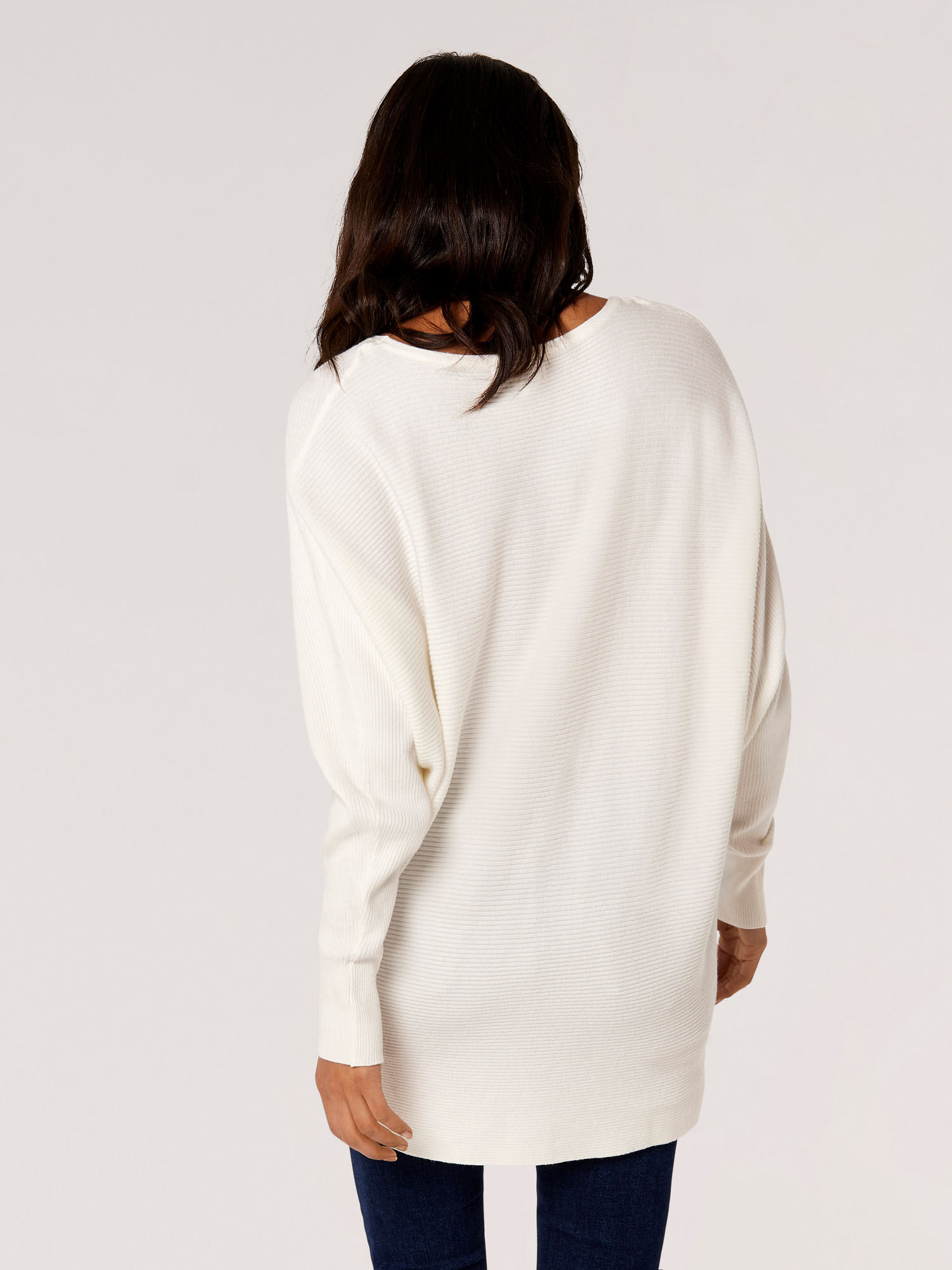 Longline hotsell white jumper
