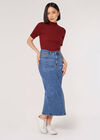 Ribbed Knit Top, Burgundy, large