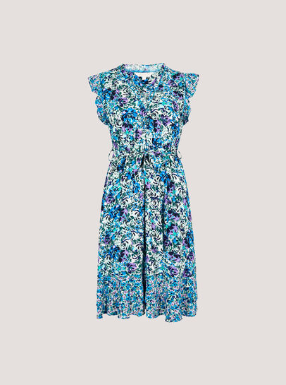 Ditsy Floral Ruffle Mini Dress
