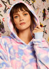 Colourful Clouds Blanket  Hoodie, Blue, large