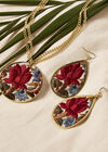 Embroidered Earrings, Assorted, large