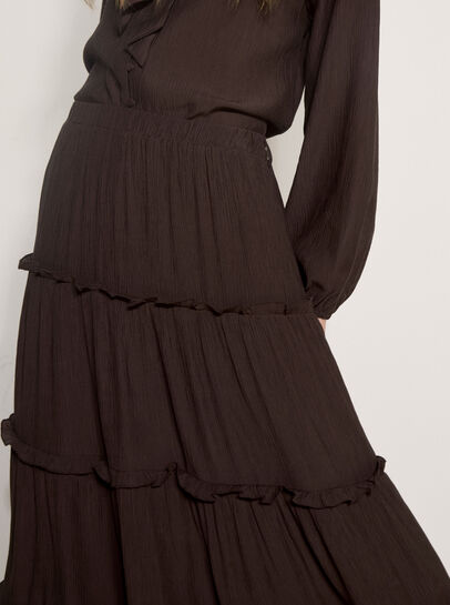 Ruffle Tiered Maxi Skirt