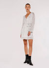 Sequin Batwing Dress, Light Grey / Silver, large