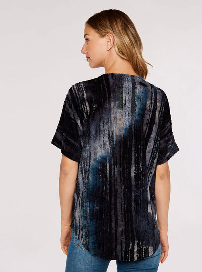 Burn Out Zip Top