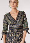 Sarasa Floral Maxi Dress, Navy, large