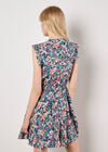 Ditsy Floral Ruffle Mini Dress, , large