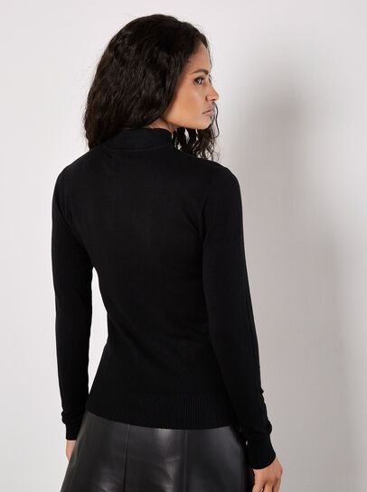 Rhinestone Gem Embellished Jumper