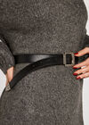 Western Buckle Belt, Black, large