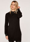 Studded Neck & Cuff Jumper, Black, large