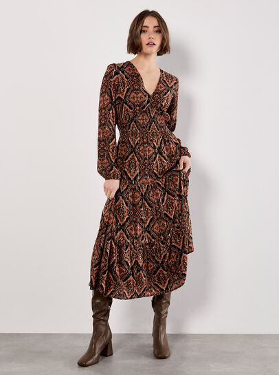 Smock Waist Tiered Dress