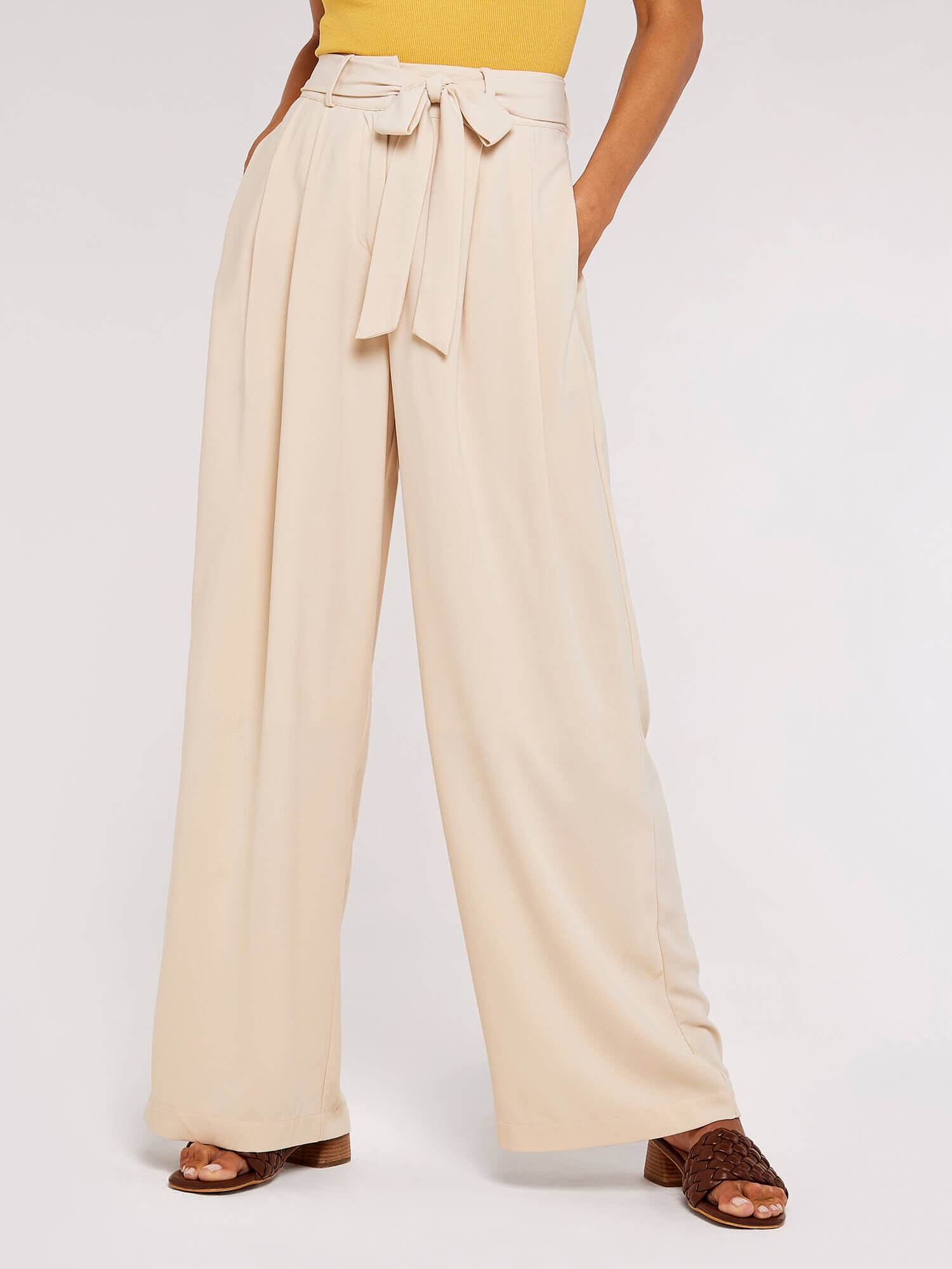 Apricot wide deals leg trousers