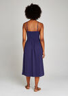 Button Down Midi Dress, Blue, large