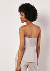 Tailored Bandeau Waistcoat, Stone, large