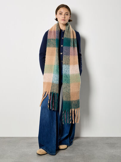 Colourblock Square Scarf