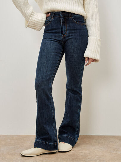 Lena Fit And Flare High Waist Jeans