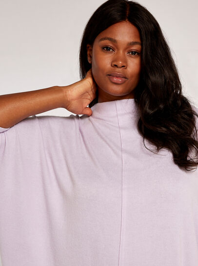 Curve Soft Marl Neck Top