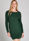 Zip Shoulder Colourblock Dress, Green, large