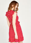 Polkadot Ditsy Dress, Red, large