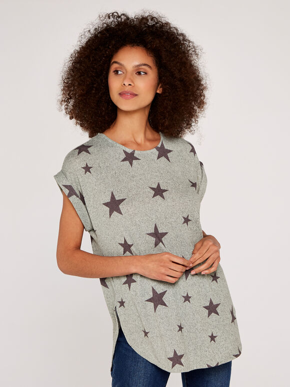 Star T-Shirt, Mint, large