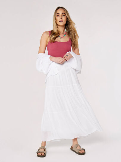 Ribbed Jersey Tank Top