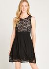 Sequin Top Cutsie Dress, Pink, large