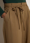 Pleat Detail Tailored Trousers, Stone, large
