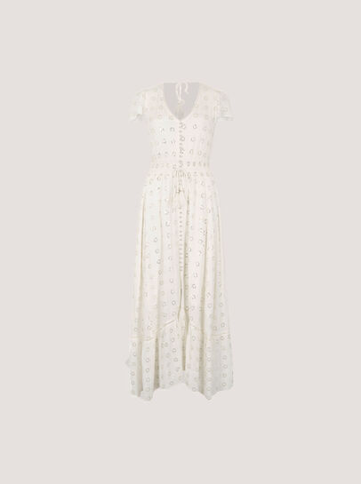 Embroidered Sequin Maxi Dress