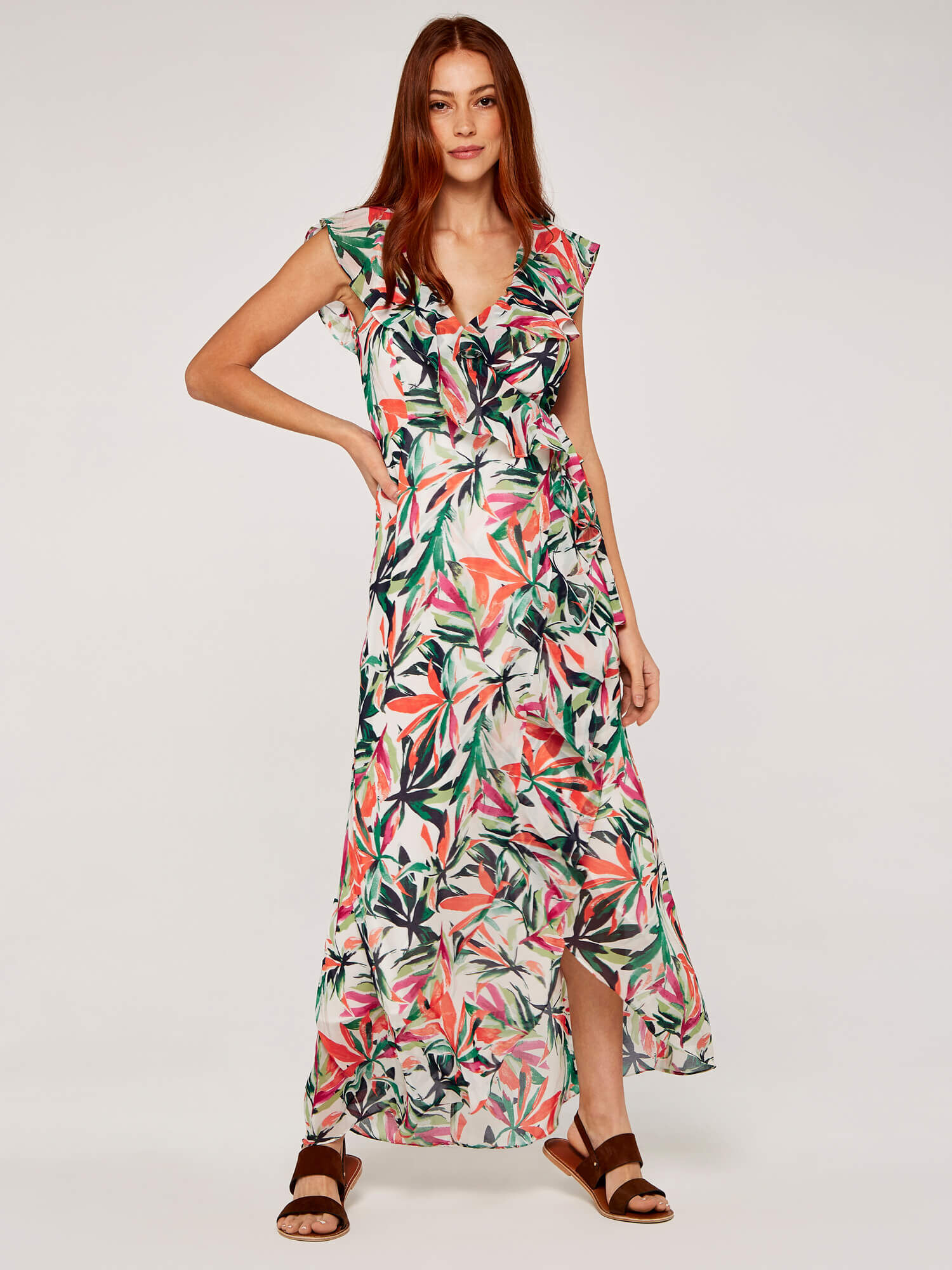 Palm print on sale dress uk