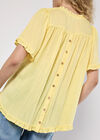 Smocked Ruffle Top, Yellow, large