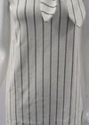 Vertical Stripe Bow Tie Neck Dress, Cream, large