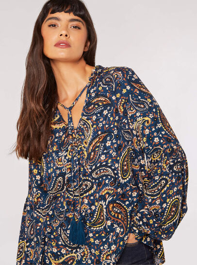 Paisley Boho Blouse