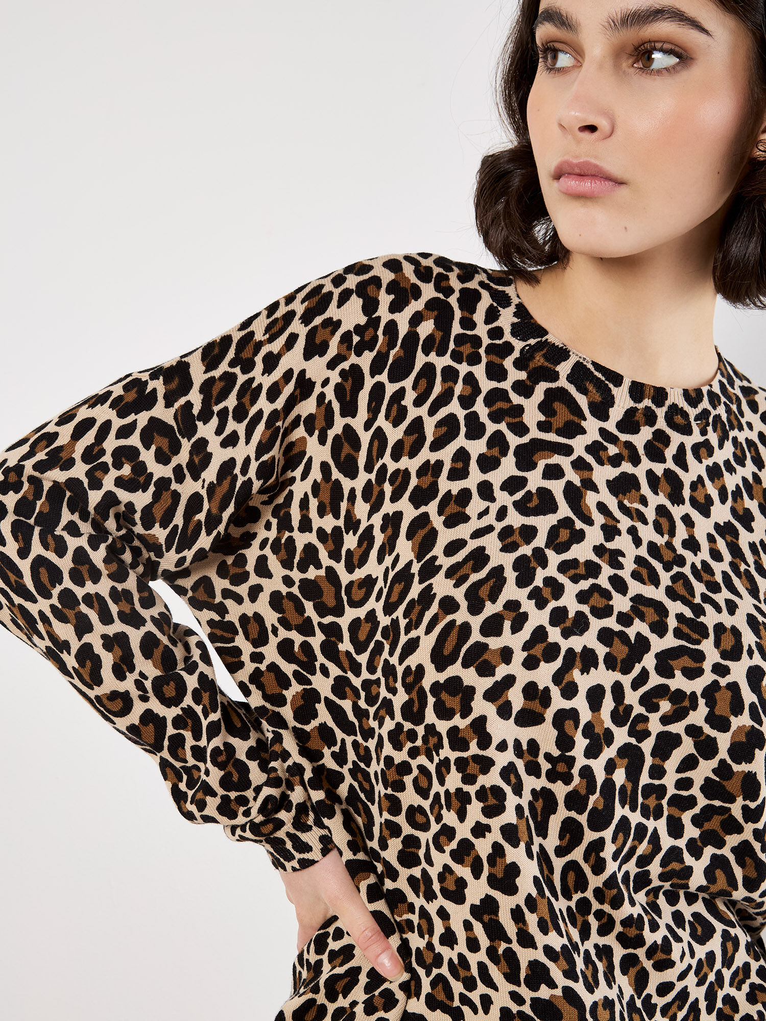 DAIRIKU】Leopard Pullover Knit