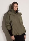 Technical Parka Jacket, Khaki, large