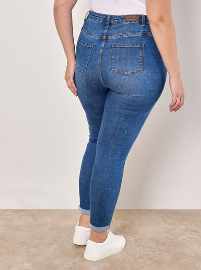 Curve Sade High-Waist Skinny Jeans