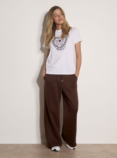Natural Soul Slogan Cotton T-Shirt
