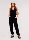 Utility Jumpsuit, Black, large