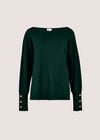 Soft Jersey Knit Top, Green, large