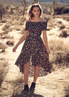 Wildflower Bardot Dress, Black, large