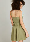 Button Down Cami Dress, Khaki, large
