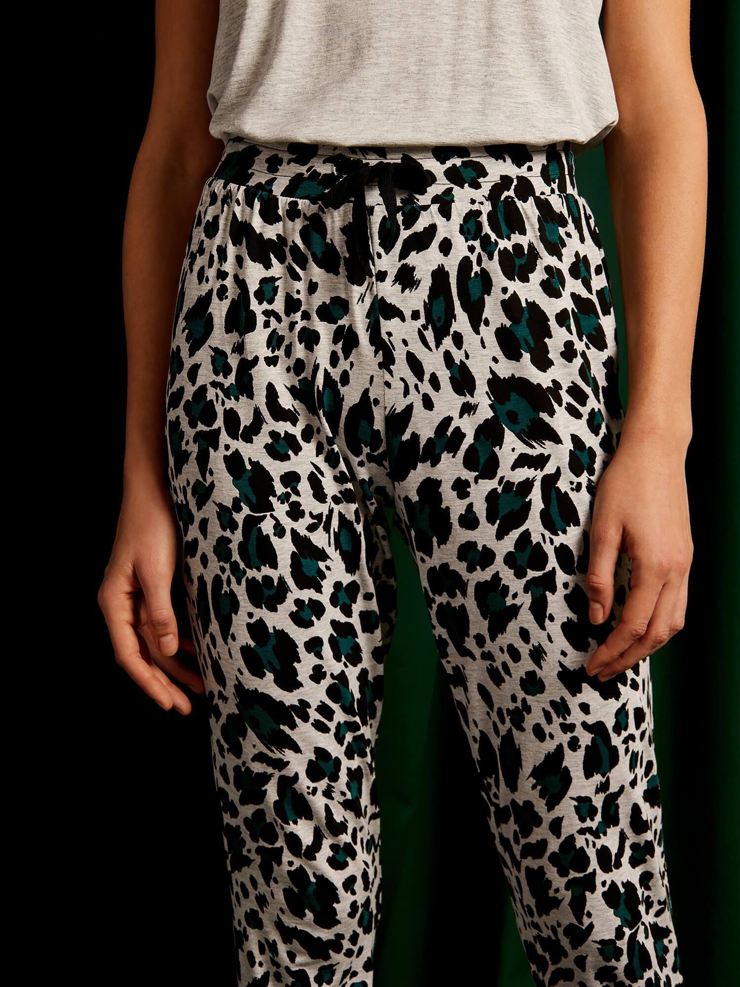 Zara leopard print shop pants