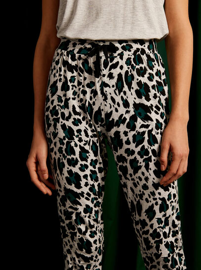 Cheetah Print Pyjamas Trousers