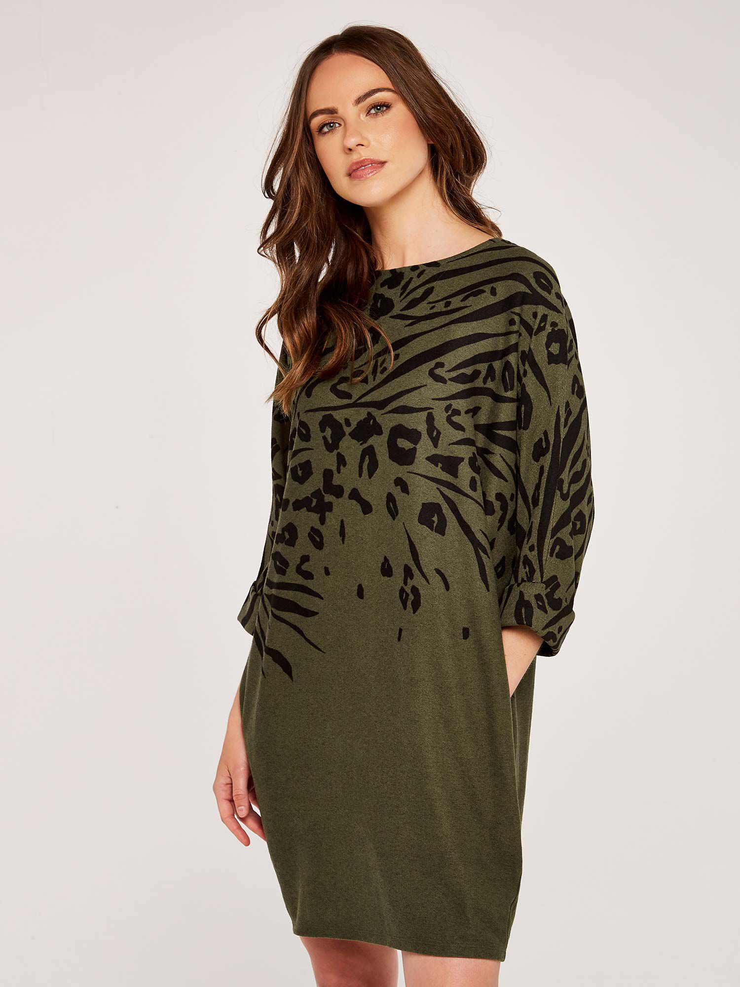 Leopard and zebra print dress outlet
