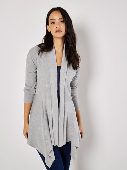Chevron Waterfall Cardigan