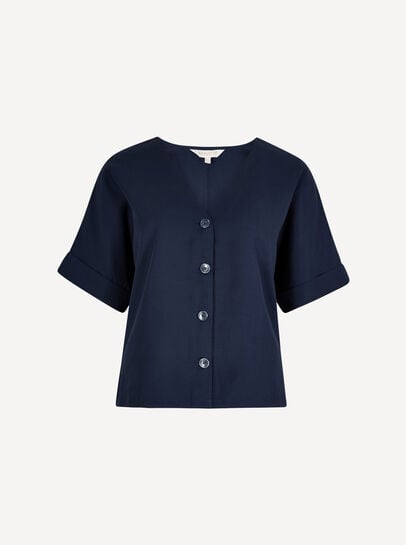 Lightweight V-neck Blouse