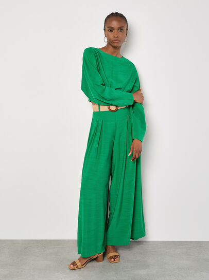 Split Back Crop Top