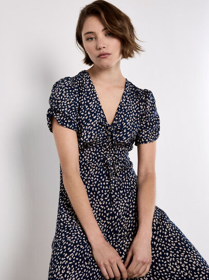Animal Print Midaxi Dress