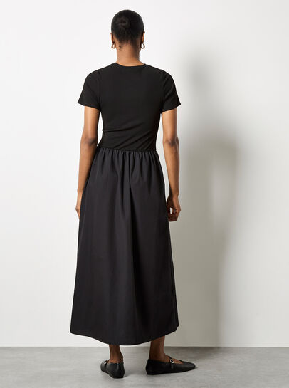 Ribbed Top Midi Dress